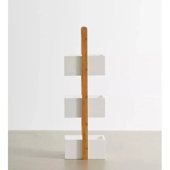 Brand new with box 3 tier bamboo bathroom storage - Picture 4 of 4